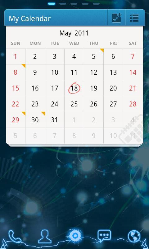 Calendar widget for mac sierra 2017